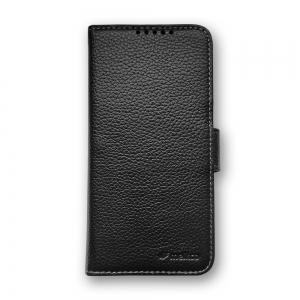Кожаный чехол книжка Melkco для Samsung Galaxy S21 Ultra - Wallet Book Type, черный